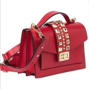 SOLD 🚫Valentino Red Leather Satchel/Crossbody 100% authentic SOLD OUT